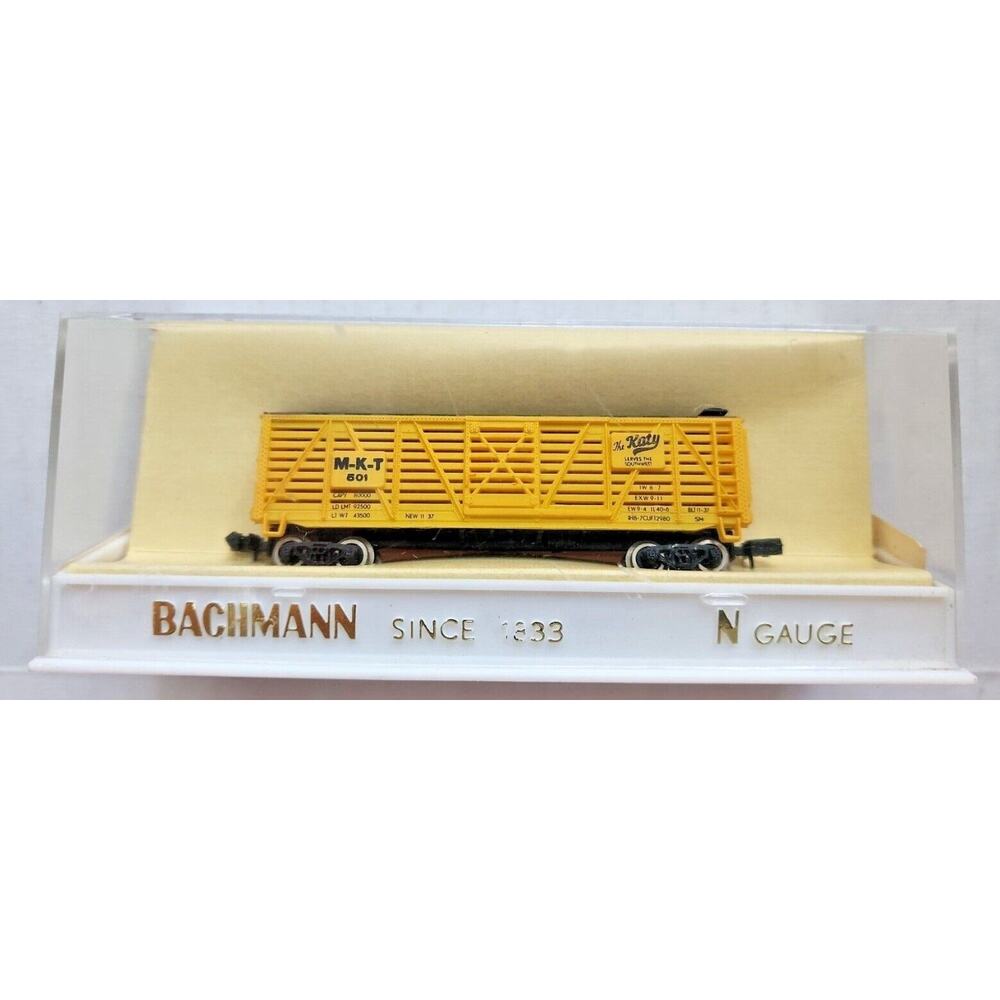 Bachmann 6151‎ N Scale M-K-T The Katy Cattle Car NIB U103-83